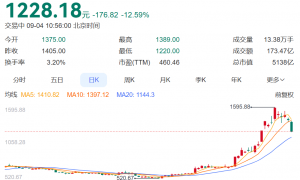突发！寒武纪跌超12%，市值蒸发超700亿元