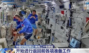 “太空出差”超180天 神二十乘组开始返回前准备工作